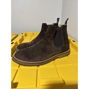 TODD SNYDER Brown Suede Chelsea Boots Mens Size 13 🔥🔥